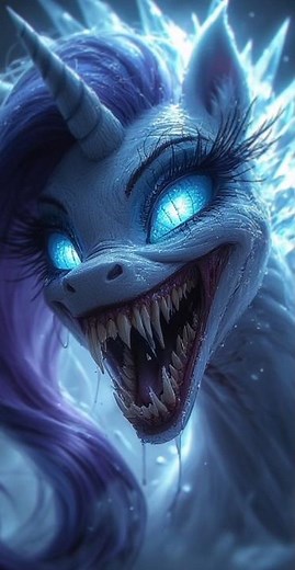 Horror version of My little pony Transformation😱😨| #scary #creepy #aahat #aahatbhoot #shorts #horror