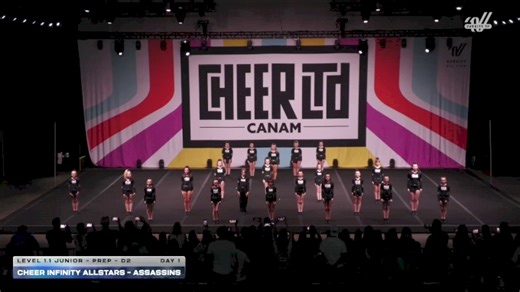Cheer Infinity Allstars - Assassins [2026 L1.1 Junior - PREP - D2 Day 1] 2026 CANAM Grand Nationals