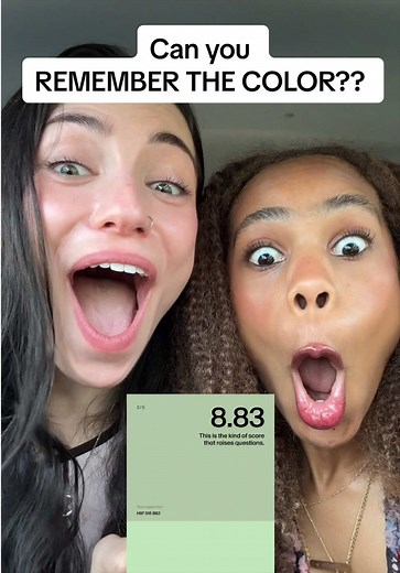 Remember The Color Challenge: Nearly Beating a Bestie