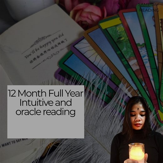 12 Month Psychic Reading | Full Year Oracle & Intuitive Reading | Life Path Future Guidance - Etsy