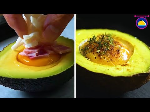 Avocat aux oeufs et bacon gratiné | Recette Rapide et Facile | Cuisine Company