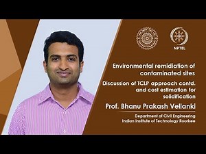 Discussion of TCLP approach (contd.) and Cost estimation of Solidification