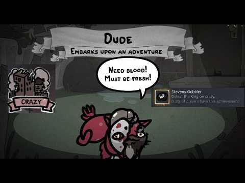 Mewgenics Solo Cat VS Throbbing King! | Act One CRAZY Mode