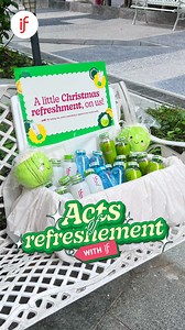 This Christmas, we celebrated the small acts that refresh someone’s day! ✨ Friendly faces who came by enjoyed a simple moment of refreshment with us, a little lift during the festive rush 💚 Thank you for making this moment so special 🎄 Let us know where should we go next! 🏃🏻💨 #IFSingapore #IFMoments #DrinkIF #IFLocalSensation #ActsOfRefreshment #SGChristmas | IF Singapore