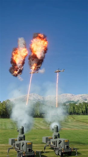 Air defense aircraft #simulation #gaming #video #short #viral