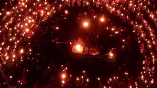 Scottish town celebrates Europe’s largest Viking-inspired festival