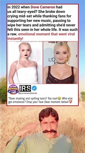 "Dove Cameron Broke Down Crying On Stage 😭"