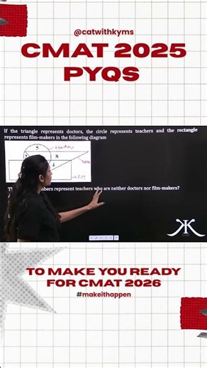 CMAT 2026 LR Booster Class | CMAT 2025 PYQ LR #cmat2026 #education #shorts #physics #cmatshorts