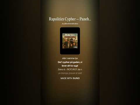 Rapolitics Cypher #1 - Panebil Edition