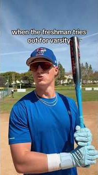 Coach invited him to practice! 😳💀 #freshman #varsity #baseball