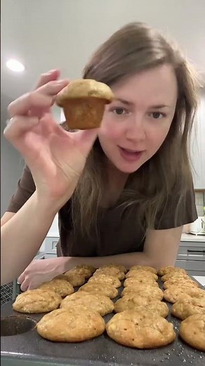 Greek yogurt banana mini muffins