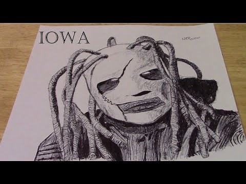 Drawing Corey Taylor from Slipknot: Iowa Era Mask| Inktober 2020