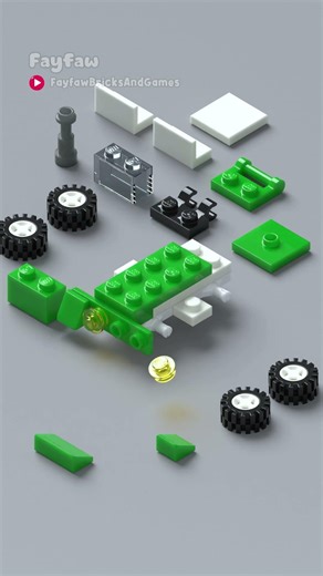 LEGO Bulldozer | Timelapse Build