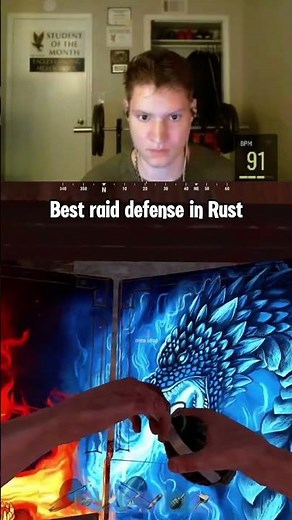 Best raid defense in Rust #rust #rustraid #rustraiddefence #rustpvp #rustfunnymoments