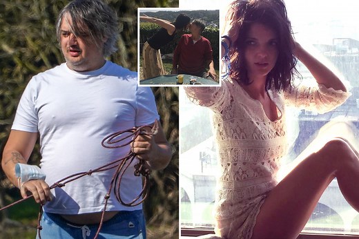 Inside Pete Doherty’s romantic life with stunning girlfriend Katia De Vidas with their dog and two cats in France