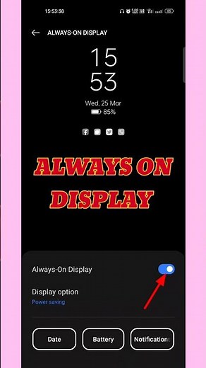 Android Hidden Feature 😲 Always On Display Enable🔥||