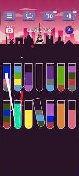 water sort puzzle level 752 guru #games