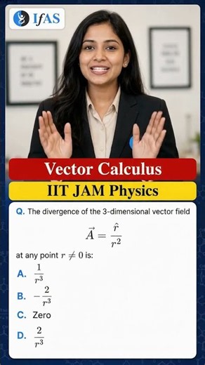 Vector Calculus | IIT JAM PHYSICS