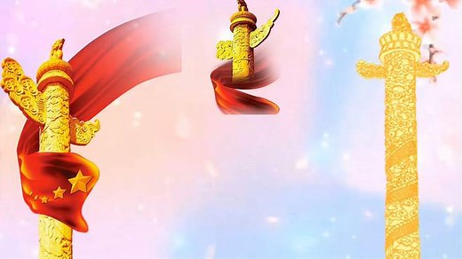 手抄报里华表柱怎么画，超级简单的华表柱简笔画教程