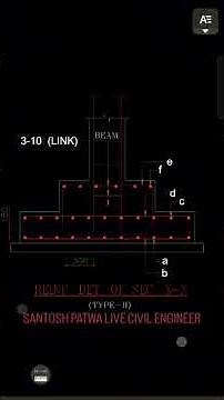 Footing Reinforcement & Drawing Step by Step | #Footing