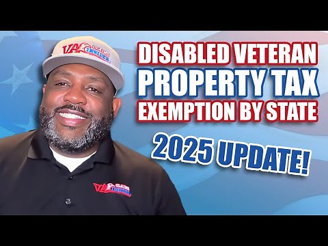 2025 Property Tax Exemptions For Disabled Veterans by State!