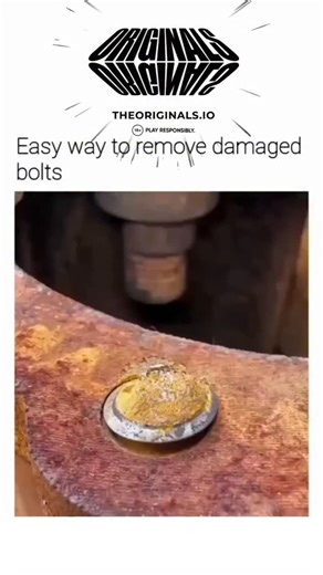 Gumnaam on Instagram: "The video illustrates a practical DIY method for extracting a severely rusted bolt: grinding off the damaged head with a rotary tool, drilling a pilot hole, and twisting out the remnant using a screw extractor, a technique widely used in automotive repairs to avoid further damage. Posted just hours ago by @bertoalmemet , it has rapidly amassed over 500,000 views and 300 replies, mostly from Indonesian users noting the bolt's extreme corrosion, underscoring how humidity exa
