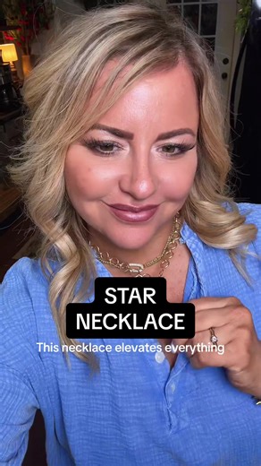 A simple gold star necklace that elevates any outfit ✨ Lightweight, easy to layer, and perfect for everyday wear. #goldnecklace #layeringnecklace #starnecklace #minimaljewelry #everydayjewelry