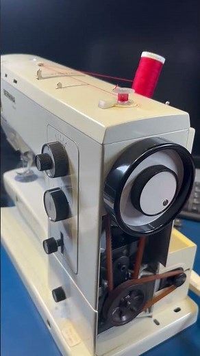 Bobbin winder on a Bernina Record 830 Vintage sewing machine