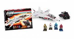 G.I. Joe comes to Mattel’s MEGA Construx with G.I. JOE Skystriker XP-14F vs. COBRA H.I.S.S. building set