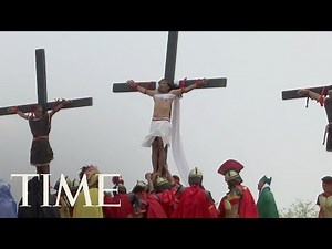 Catholic Devotees Were Nailed To Crosses For Good Friday In The Philippines | TIME