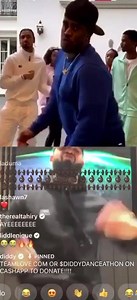 Drake doing the #ToosieSlide with Diddy and his fam. 🔥 | Complex