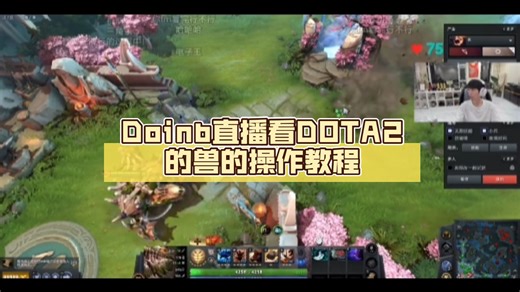 Doinb直播看DOTA2的兽的操作教程:兽还能这么连招？什么操作？能学会吗？