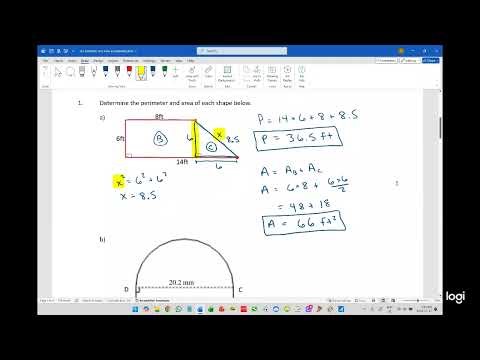 8.2 Perimeter and Area (Math with Mr. Ray)