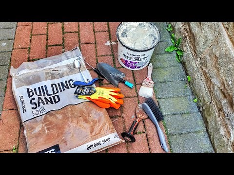 How to STOP Weeds Growing in Block Brick paving Gaps