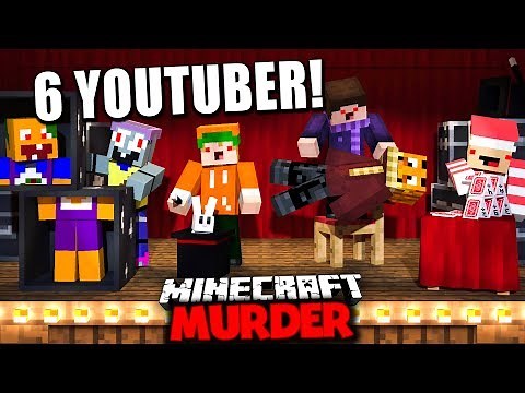 MINECRAFT MURDER MIT 6 YOUTUBERN