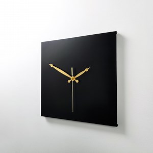 Unique Large Modern Wall Clock, Black Square Metal Wall Clock for Kitchen, Minimalist Silent Home Clock for Gift, Gold Silver Wall Clock - Etsy