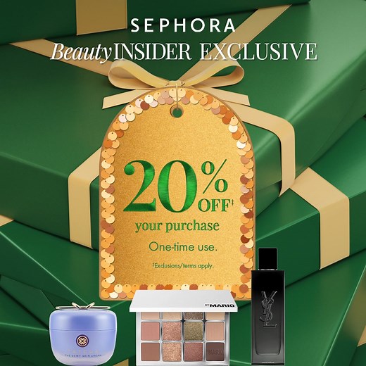 9.9M views · 79 reactions | It’s time to SAVE: Get 20% off your purchase and 30% off ALL Sephora Collection. Use code SAVEGIFTS. Ends 12/14. | Sephora | Facebook