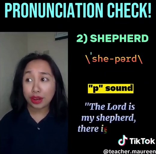 Improve Your Pronunciation with Teacher Maureen on TikTok