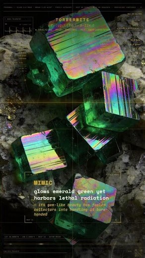 Torbernite — DECAY: slowly destroys its own crystal structure | Hyle Error