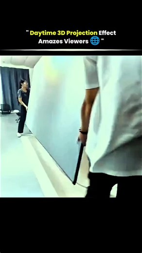 @solved_science on Instagram: "Daytime 3D projection technology, known in Chinese as “白天开灯立体投影效果,” allows three-dimensional images or videos to be displayed clearly even in well-lit environments. Unlike traditional projectors that require dark settings, this system uses advanced optics and high-brightness projection to maintain depth and clarity under ambient light. The ability for users to interact with the content enhances immersion, making it ideal for education, exhibitions, advertising, and