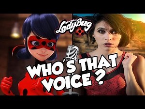 MIRACULOUS LADYBUG Who's That Voice? .. Voice Actors English Edition!