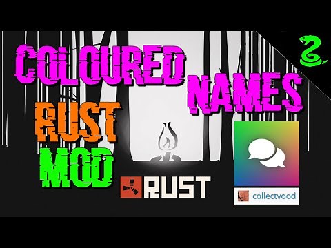 Rust Server Mod Coloured Names (Coloured Chat) by Collectvood (Change your name colour in chat)