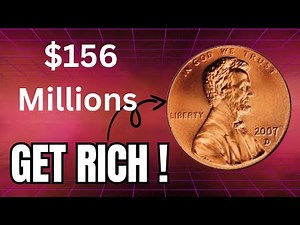 "2007 D US One Cent Coin - A Close Look at the Lincoln Penny"