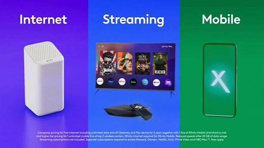 XFINITY TV Spot, '3-for-1 Bundle: Unlimited Internet, Streaming and Mobile'