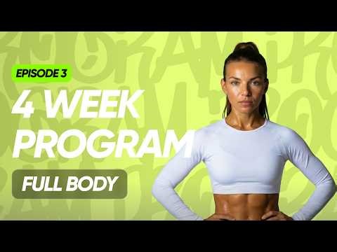 Week 1 Episode 3 | 50 Min Dumbbell Full Body Workout | Strength & Tone Series - 4 Week Program