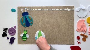 22K views · 107 reactions | Little ones can learn and play with this DIY felt board that’s so easy to make, take and even hang! So cute! | JOANN Fabric and Craft Stores | Facebook
