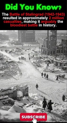 The Battle of Stalingrad: 2 Million Casualties Explained #stalingrad