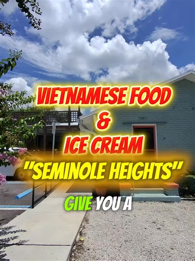 BAMBOOZLE HEIGHTS 🥢 7107 N Florida Ave, Tampa, FL 33604 📍 & BO'S ICE CREAM 🍦 7101 N Florida Ave, Tampa, FL 33604 📍 Two gems right next to each other — and both are absolutely 🔥. Start at Bamboozle Heights for incredible Vietnamese flavors — we’re talking next-level pho, unreal desserts, and just all-around amazing food. Then walk a few steps over to Bo’s Ice Cream, one of the oldest and most iconic ice cream spots in Tampa. 🍨 It’s been a local staple for decades — and once you go, you’ll s