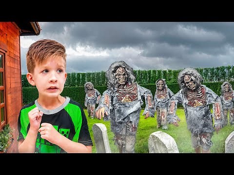 Our House Turns into a ZOMBIE GRAVEYARD!!