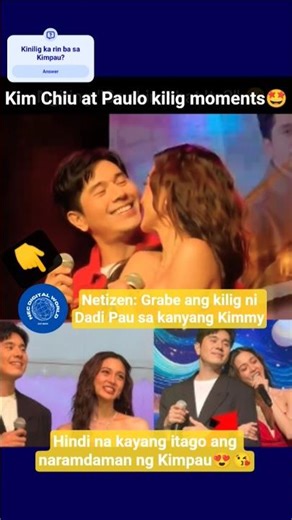 Kimpau super kilig habang magkayakap 🤩 ngiting panalo